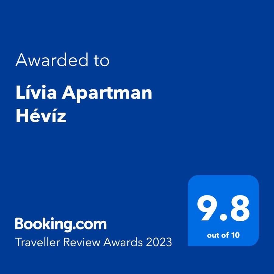 Livia Apartman Хевиз Экстерьер фото